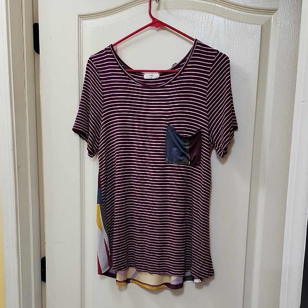 ENTRO COLORFUL MULTI-PATTERN SHIRT